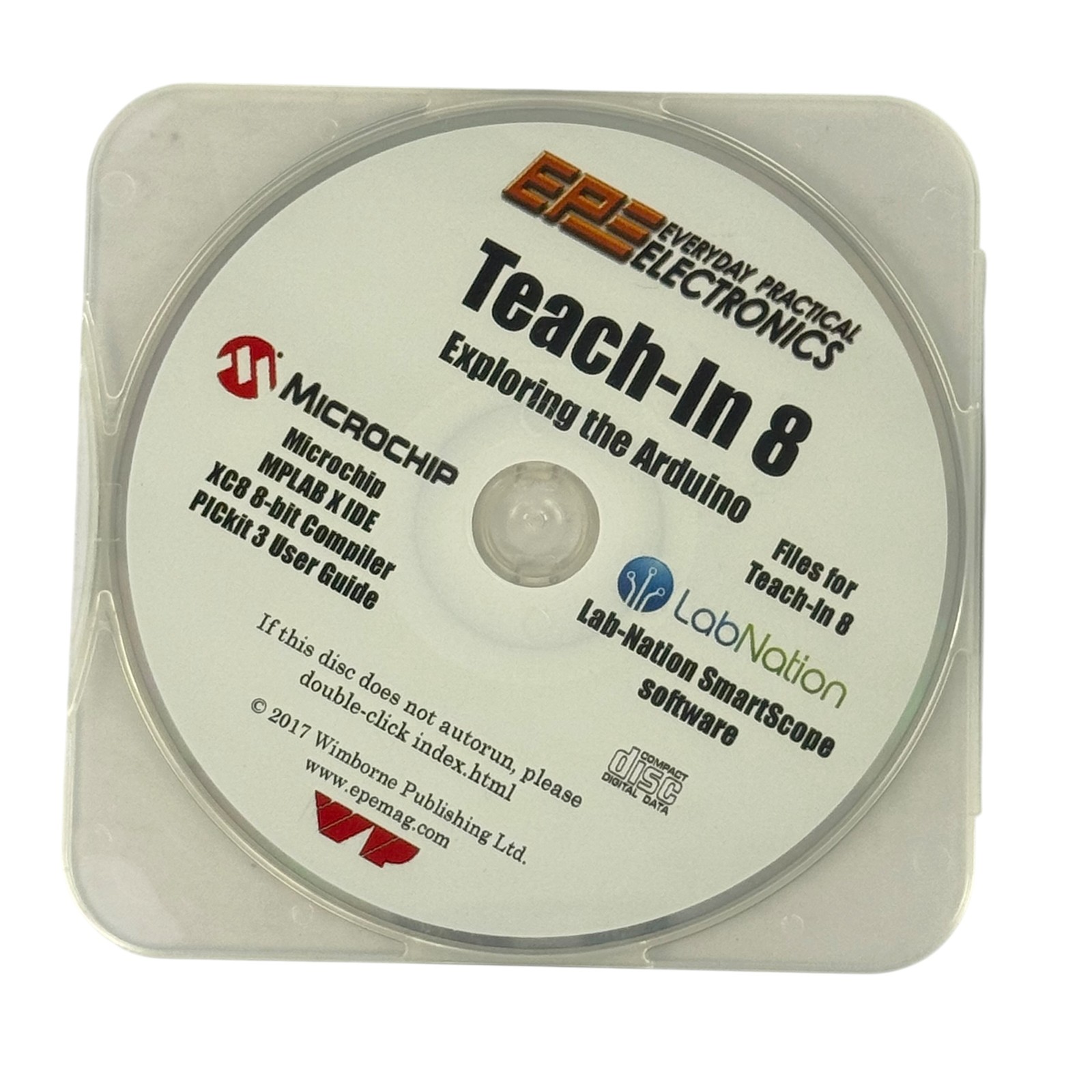 EPE Everyday Practical Electronics Teach-In 8 Exploring Arduino Software CD-ROM