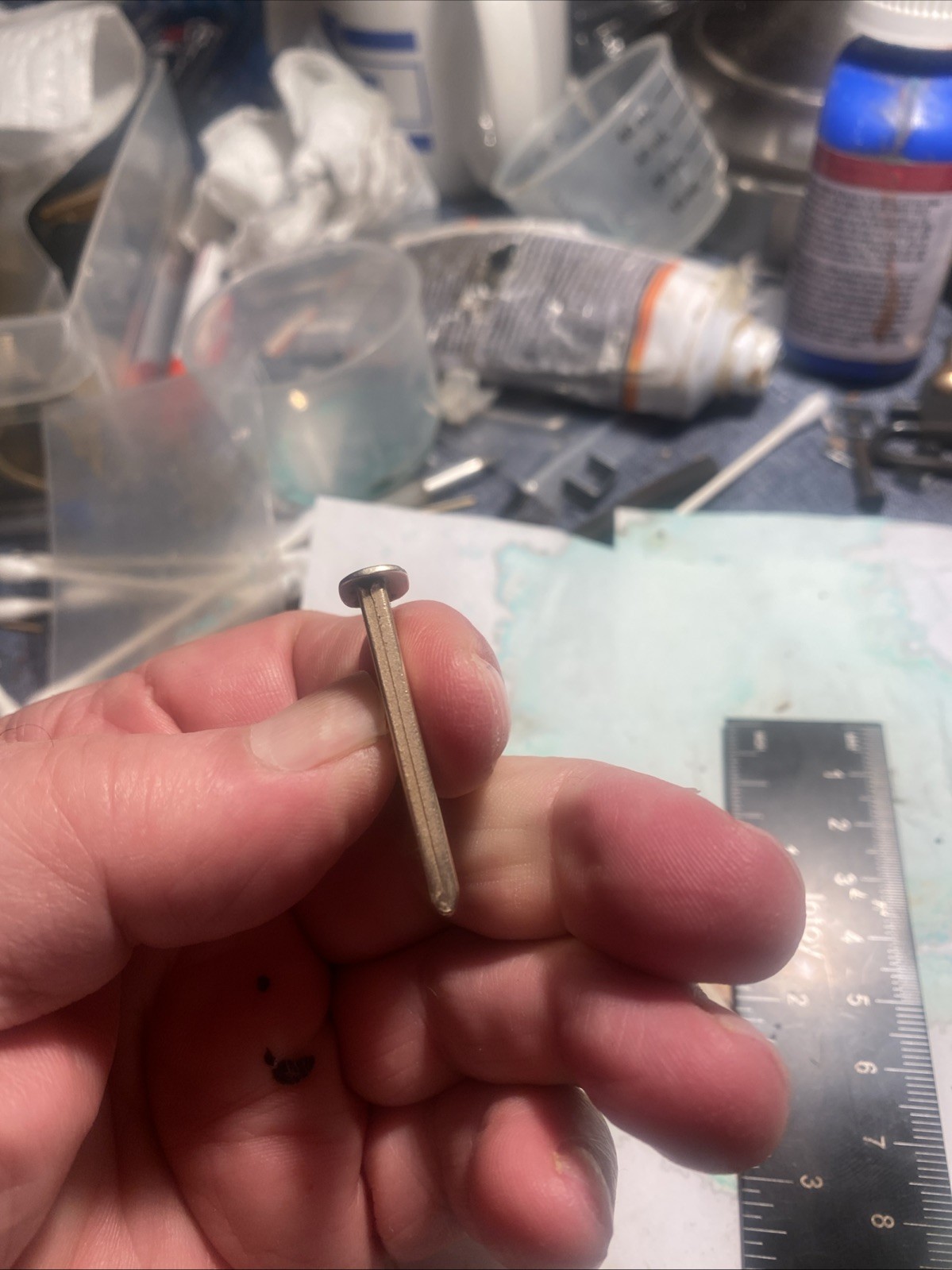Real McCoy Brass Wedge Pin for CVA Or TC Hawken Muzzleloader