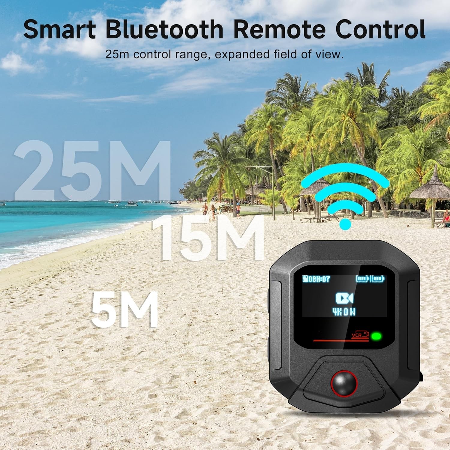 Remote Control for GoPro Hero 13, Wireless Portable Smart Controller with Wri...