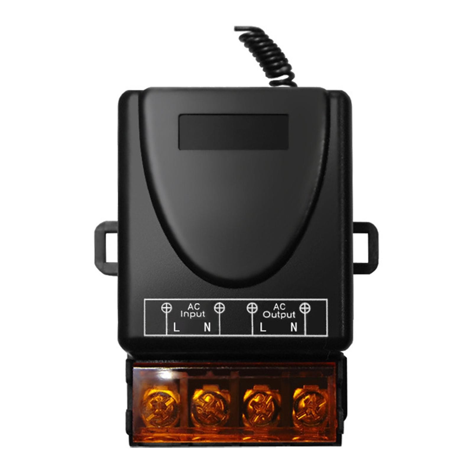 Remote Control Switch 110V-240V RF Relay Receiver W/ Remote Control 100m Range j