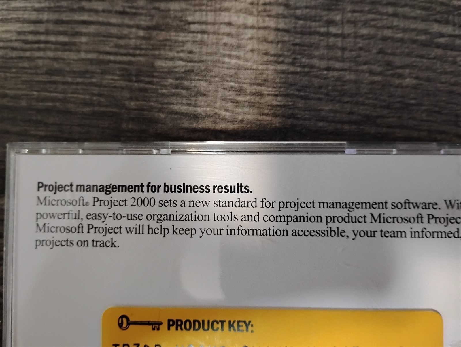 Microsoft Project 2000 PC CD-ROM Full Retail Version for Windows 95/98/NT/2000