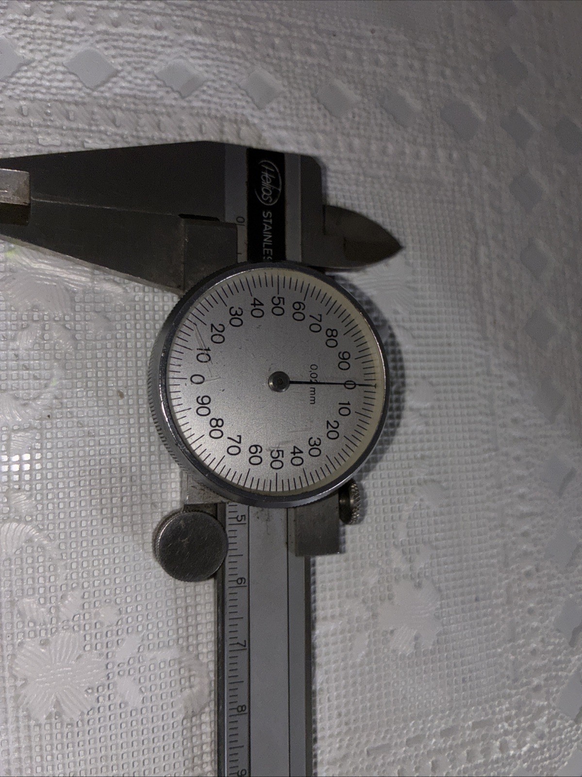Helios Dial Caliper Silver Face, 5" - VINTAGE