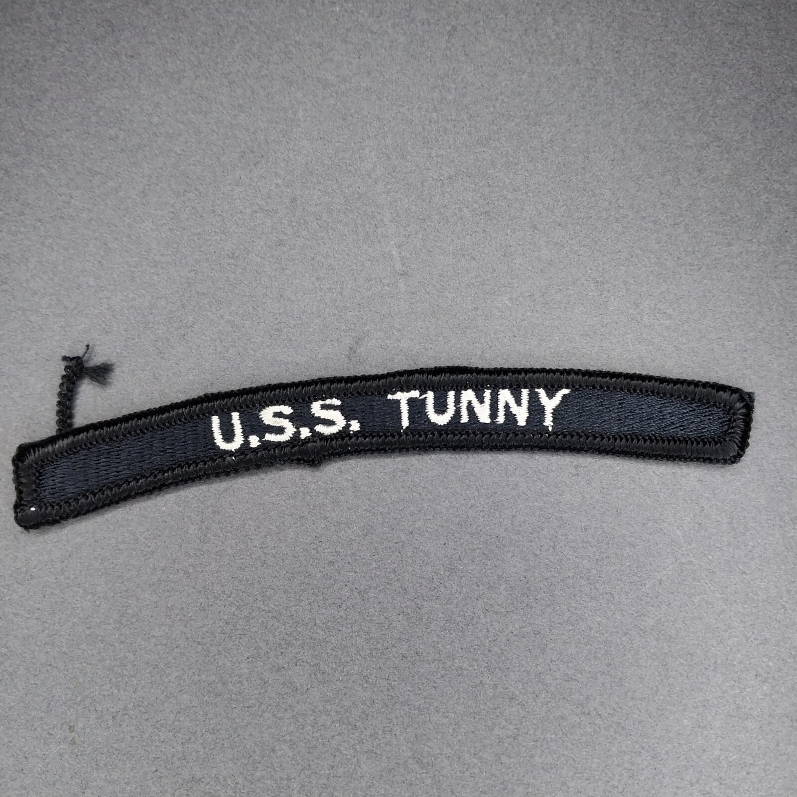 USS Tunny Naval Navy Ship Tab Rocker Ribbon 5" Patch