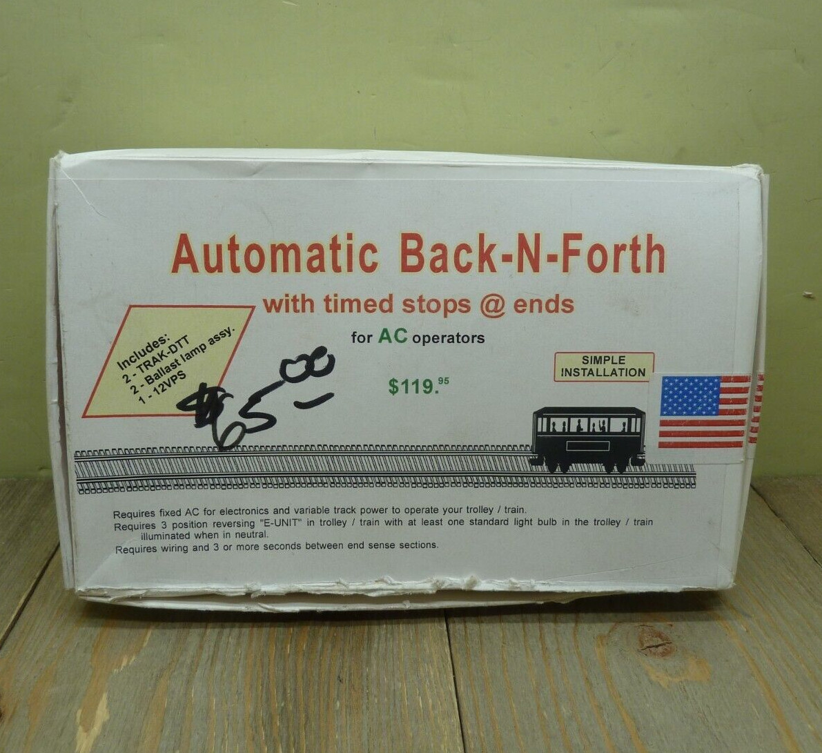 Dallee 682 Automatic Back-n-Forth With Timed Stops At Ends For AC Track O Scale