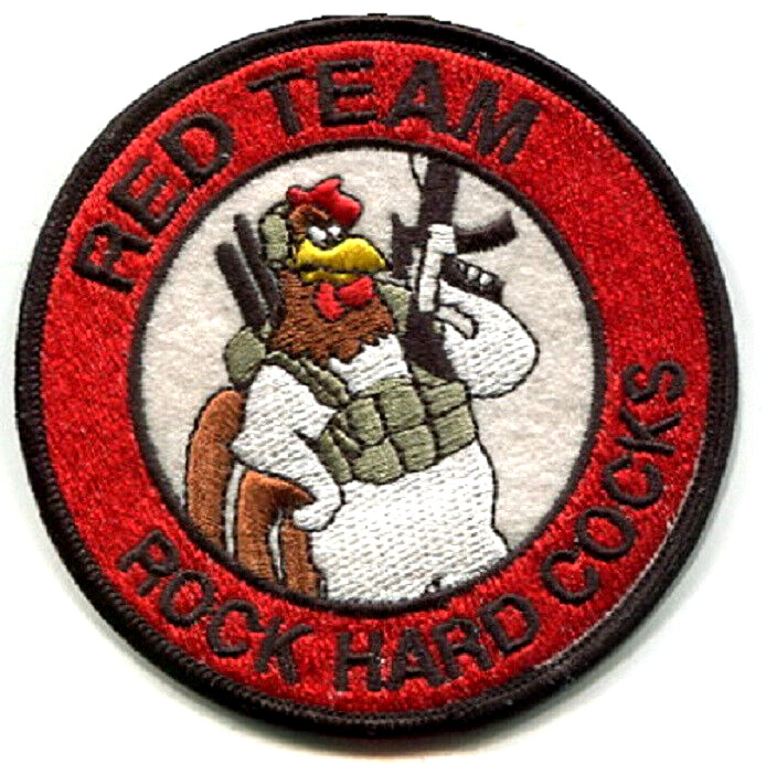 US ARMY SPECIAL WARFARE ODA OPPOSE FORCE vêlkrö PATCH: RED TEAM ROCK HARD COCKS
