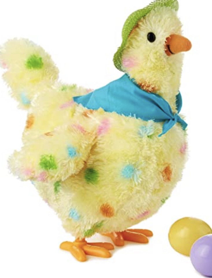 Hallmark  Easter Squawkin Egg Laying Chicken Mama Hen Brand New