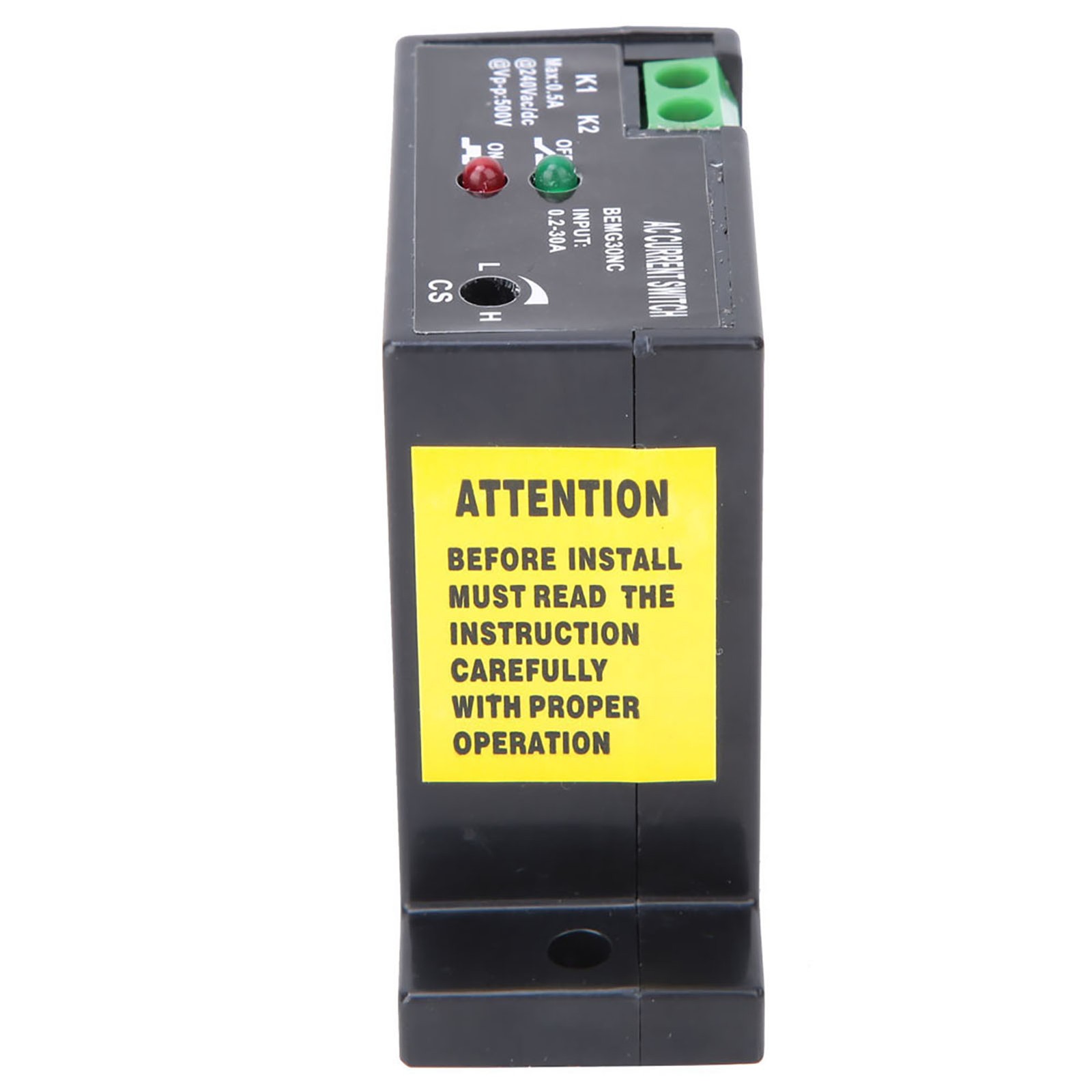 NEW Flameproof Adjustable AC Sensing Switch 0.2~30A Self Powered Sensing