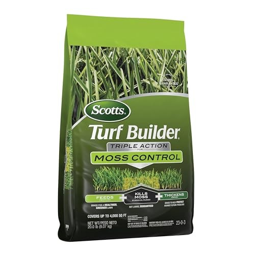 Triple Action Mos Killer set Turf Builder Lawn care accessory New