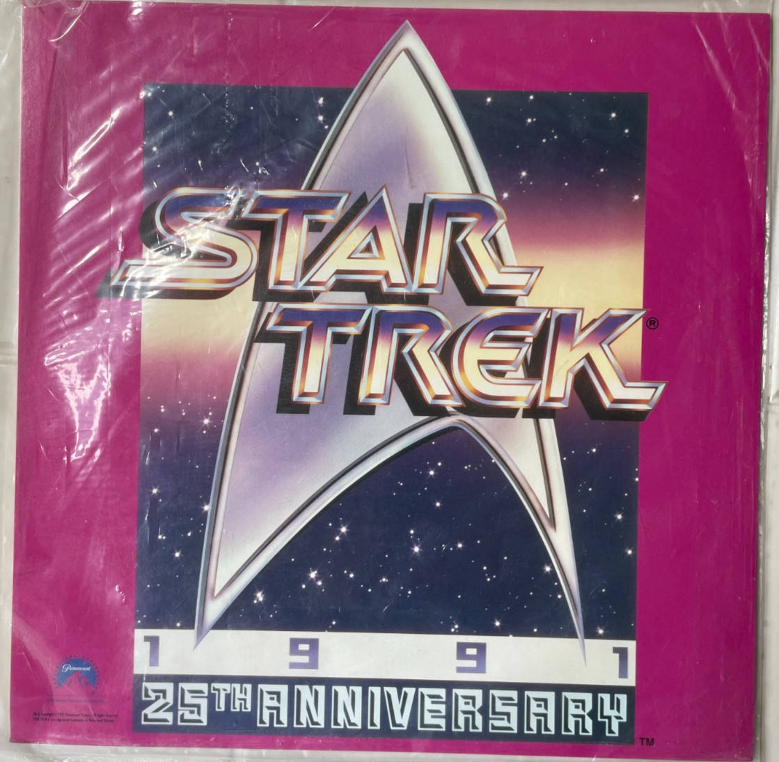 1991 Paramount Star Trek 25th Anniversary Photos -Lot of 6- 12" x 12"