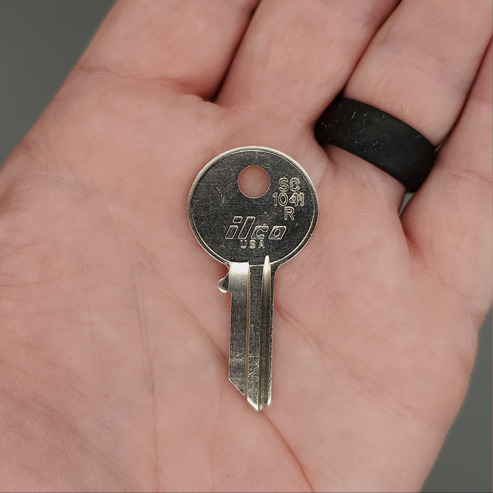 10x Ilco SC1041R Key Blanks Chicago KP2 Nickel Plated NOS