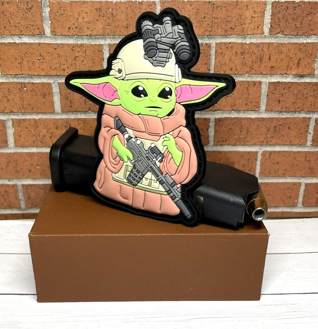 Tactical Morale Patch - PVC Military Yoda Patch - Assault Rifle Patch