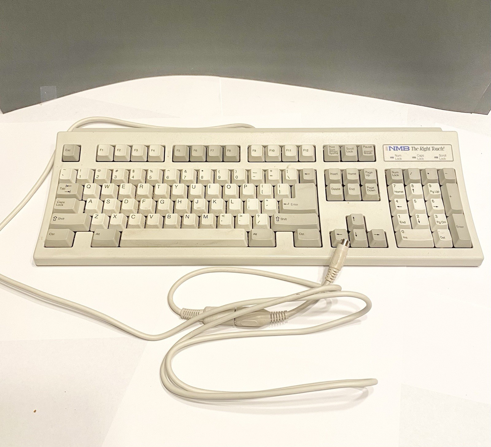 VINTAGE NMB Computer Keyboard RT6855T+ Untested