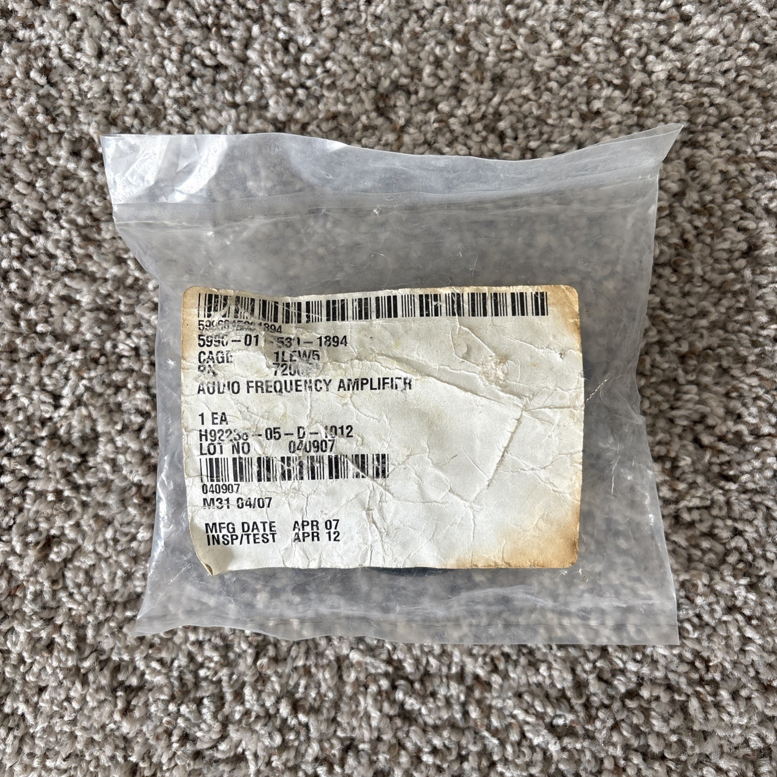 Avon M53/FM53 Audio Frequency Amplifier P/N 72005