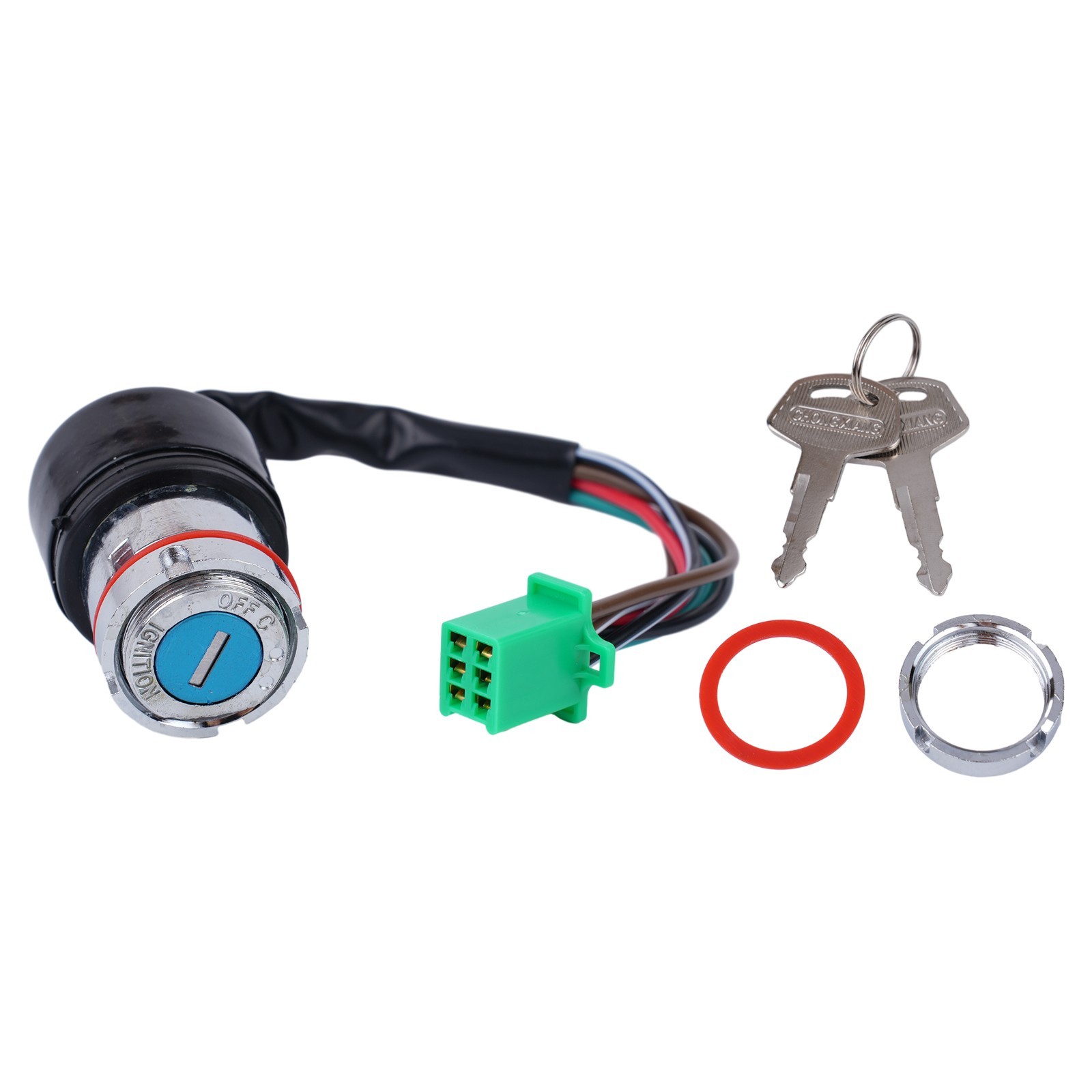 Ignition Switch Ignition Key Switch Motorbike Switch Lock Keys Set