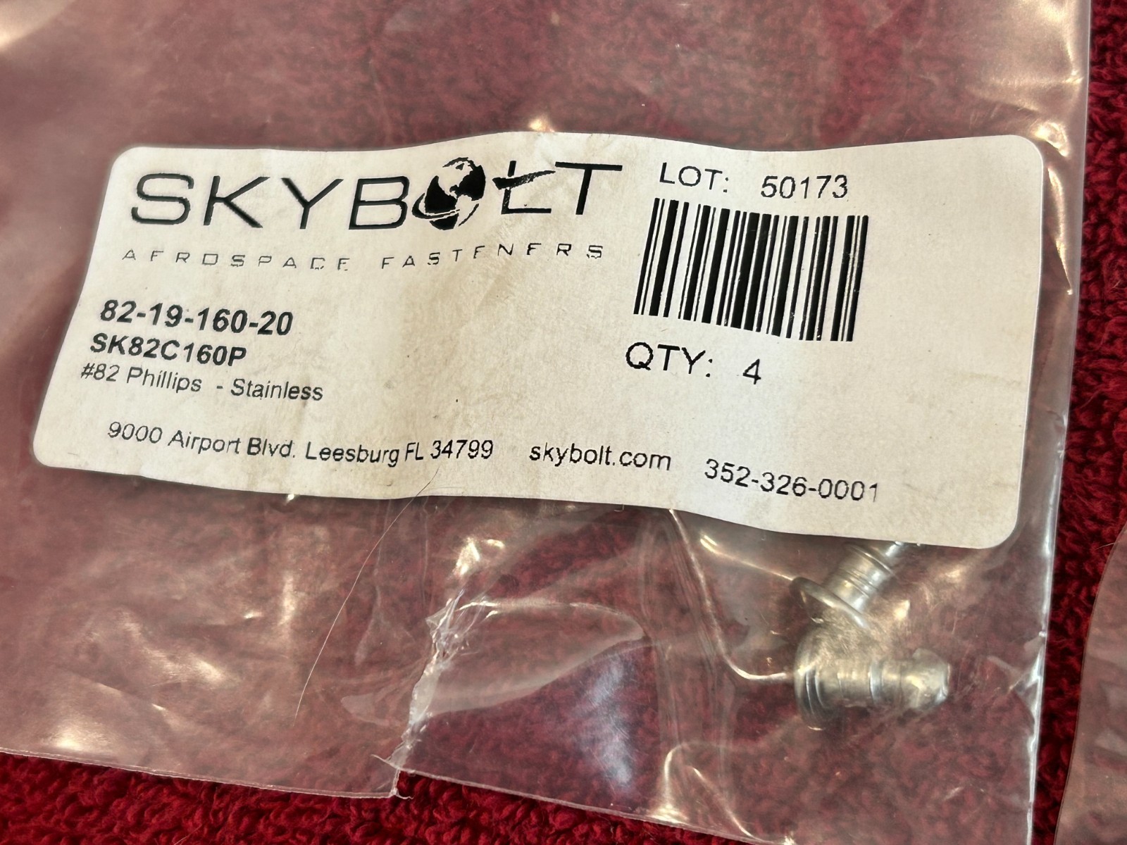SKYBOLT C172-C5P PHILLIPS DIRECT REPLACEMENT FIREWALL-NOSE/CENTER SPLIT PARTS