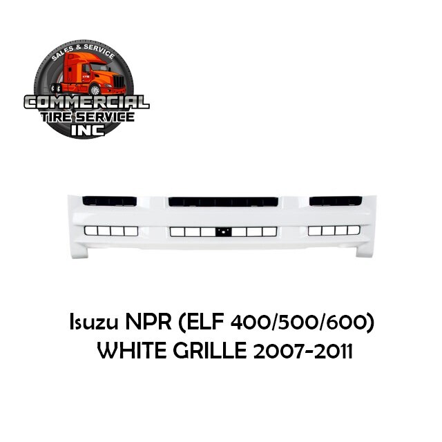 WHITE GRILLE FOR Isuzu NPR (ELF 400/500/600)  2007-2011 (Fits: NPR)