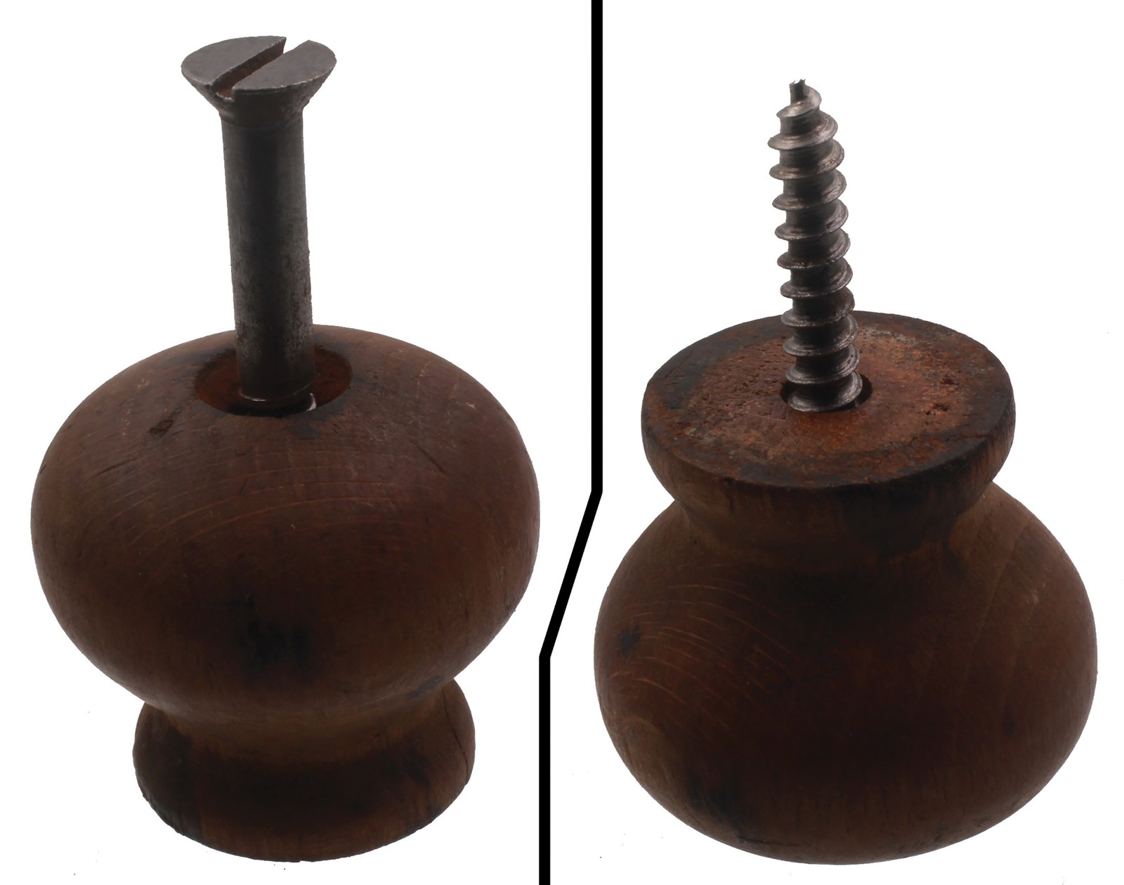 Orig. Beech Front Knob & Screw for Sargent No. 3410 Transitional - mjdtoolparts