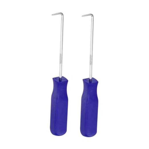 2pcs 90 Degree Picks 135mm Chrome Vanadium Steel Cr-V TPR Plastic Handle