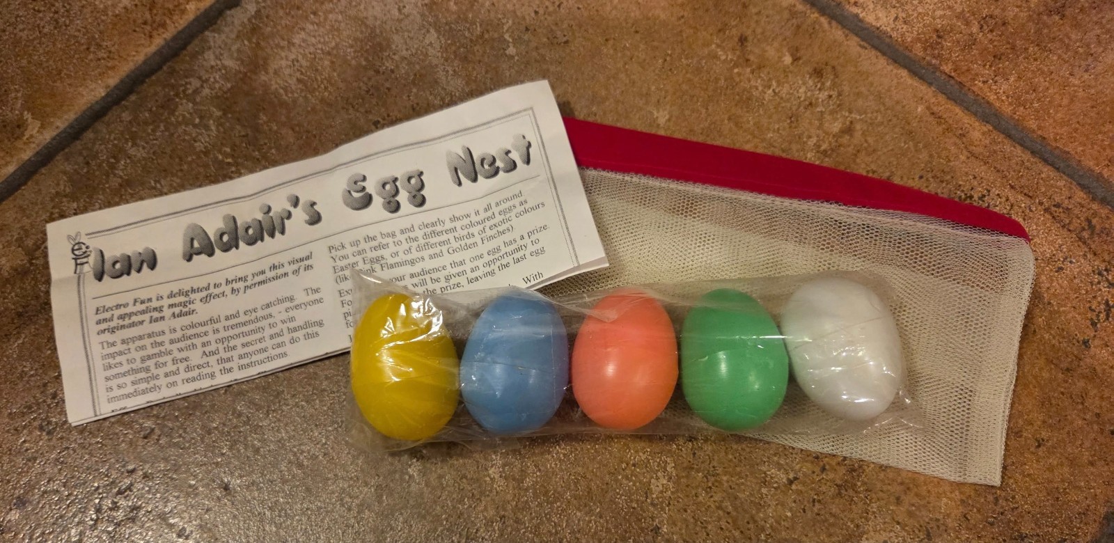 Ian Adair's Egg Nest Magic Mentalism Tricks