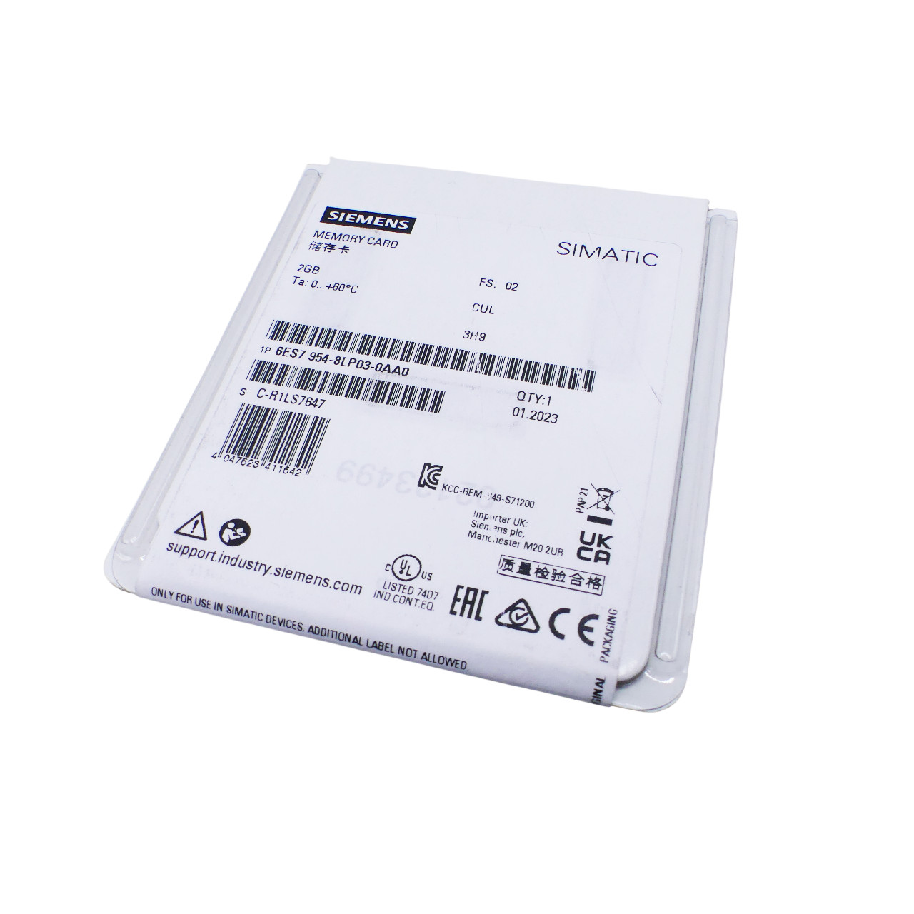 SIEMENS SIMATIC S7 6ES7954-8LP03-0AA0 6ES7 954-8LP03-0AA0 FS:02 -sealed-