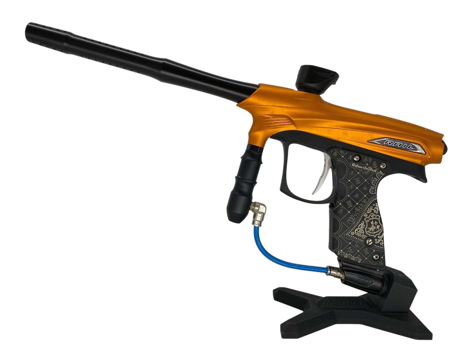 Dye Proto Rail Paintball Gun Orange/Black