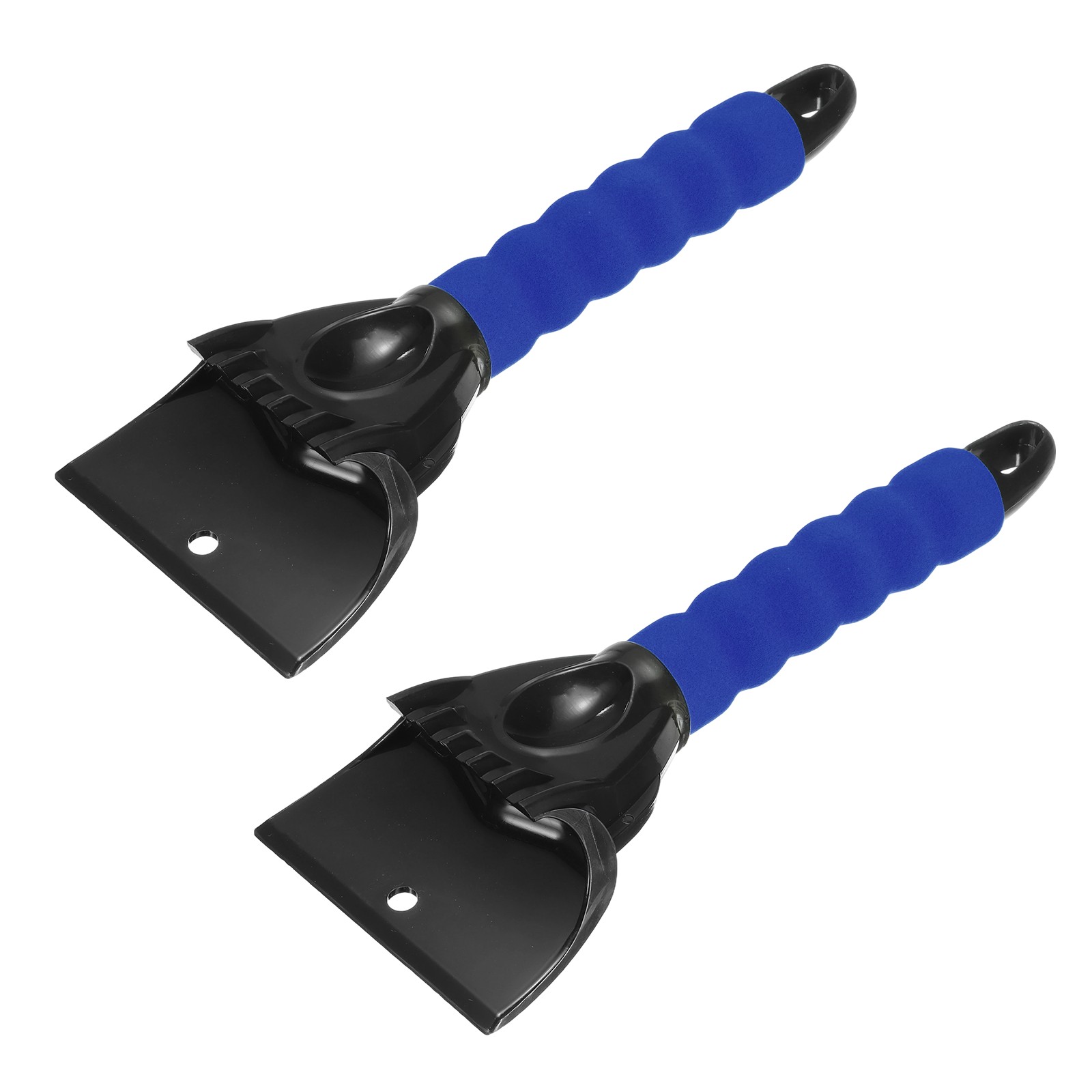 2Pcs Ice Scrapers for Car Windshield 10" x 4" Window Frost Removal Tool, Blue