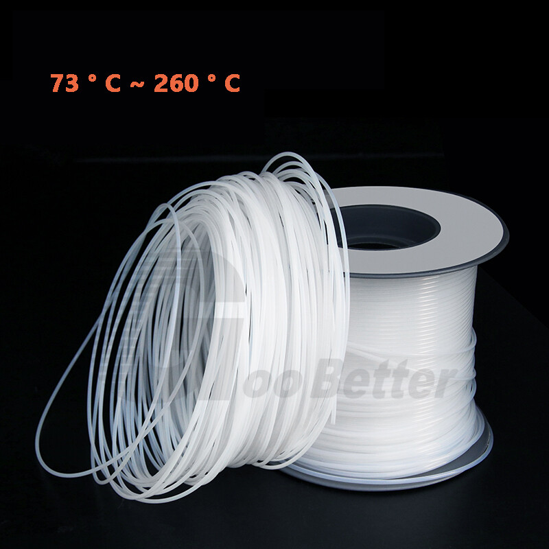 PTFE Tubing Pipe Hose ID 0.3mm-8.4mm OD 0.6mm-9mm Heat Resistant Translucent