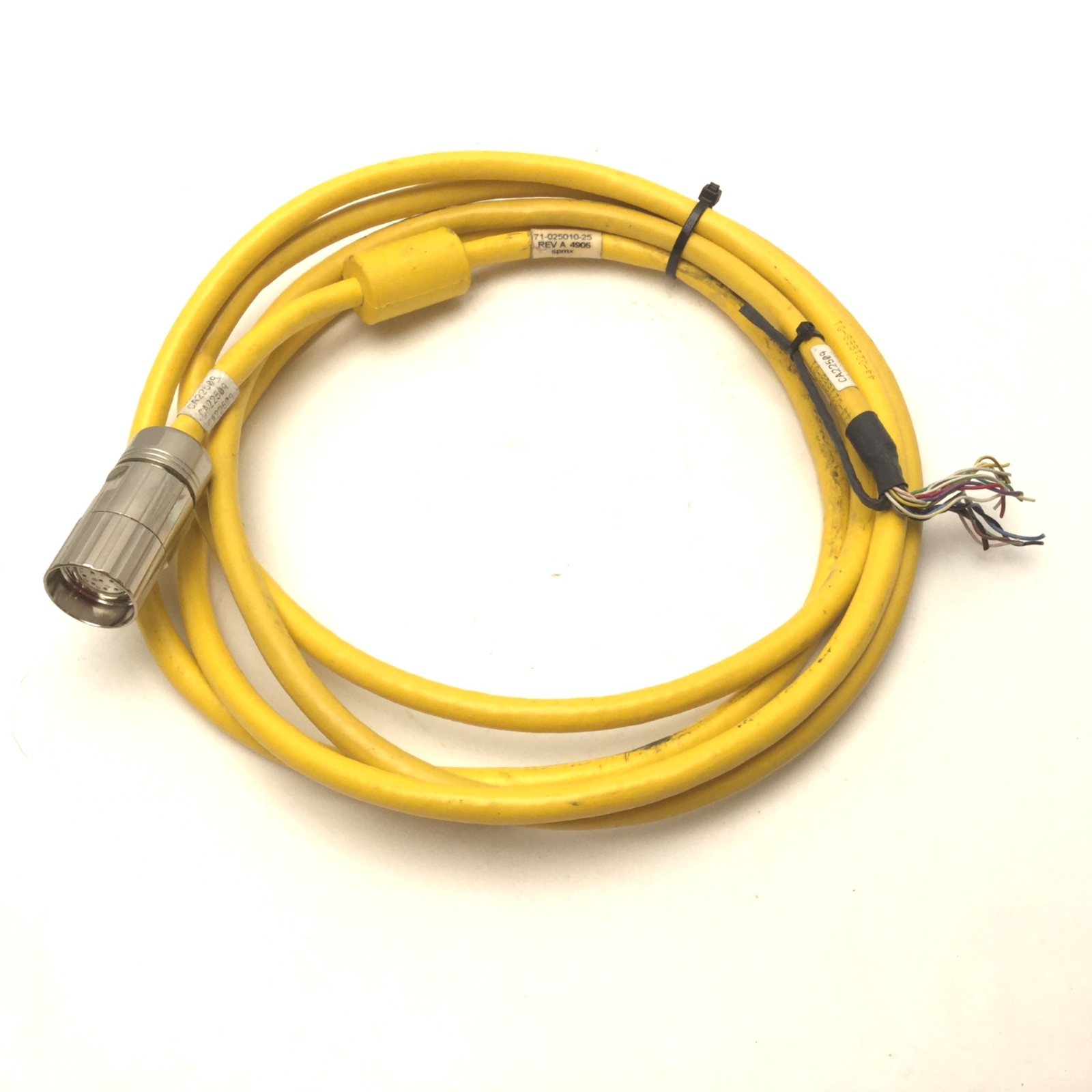 Parker 71-025010 Shielded Servo Cable For Static Use, 10Ft, 10 Twisted Pairs