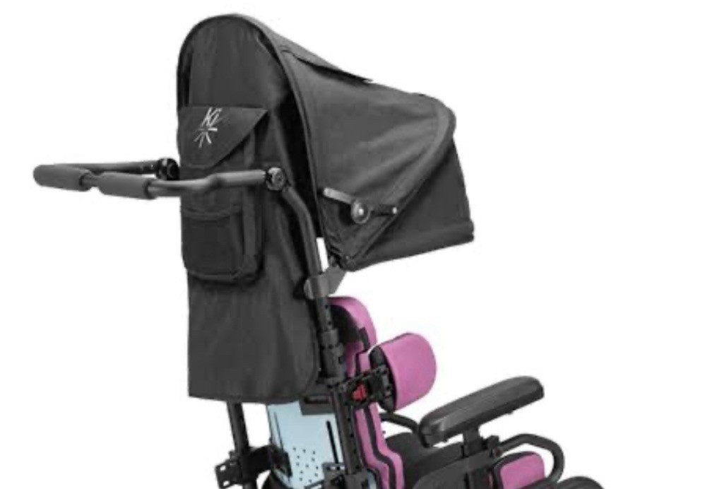Ki Mobility Wheelchair Canopy with 1 Inch Tube Hardware Kit Black Open Box