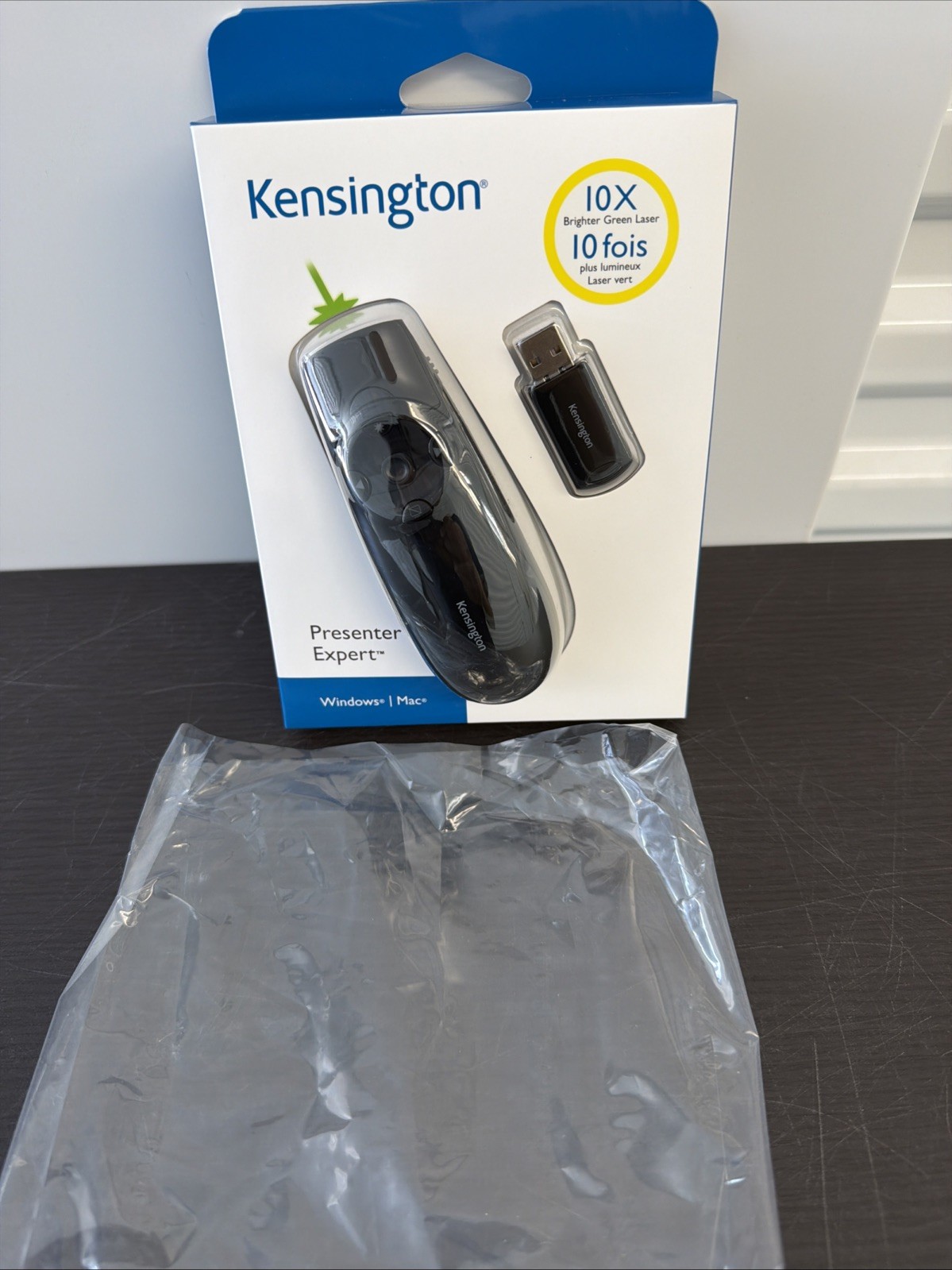 Kensington Presenter Expert Wireless Cursor Control Red Laser 10x Brighter