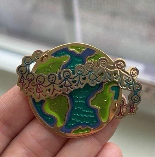 Peace on Earth Enamel Pin