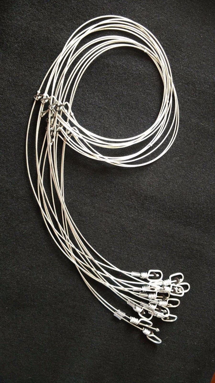 6 SOUTHERN SNARES BEAVER RACCOON SNARES 7X7 3/32 LOADED SURVIVAL SNARE TRAP