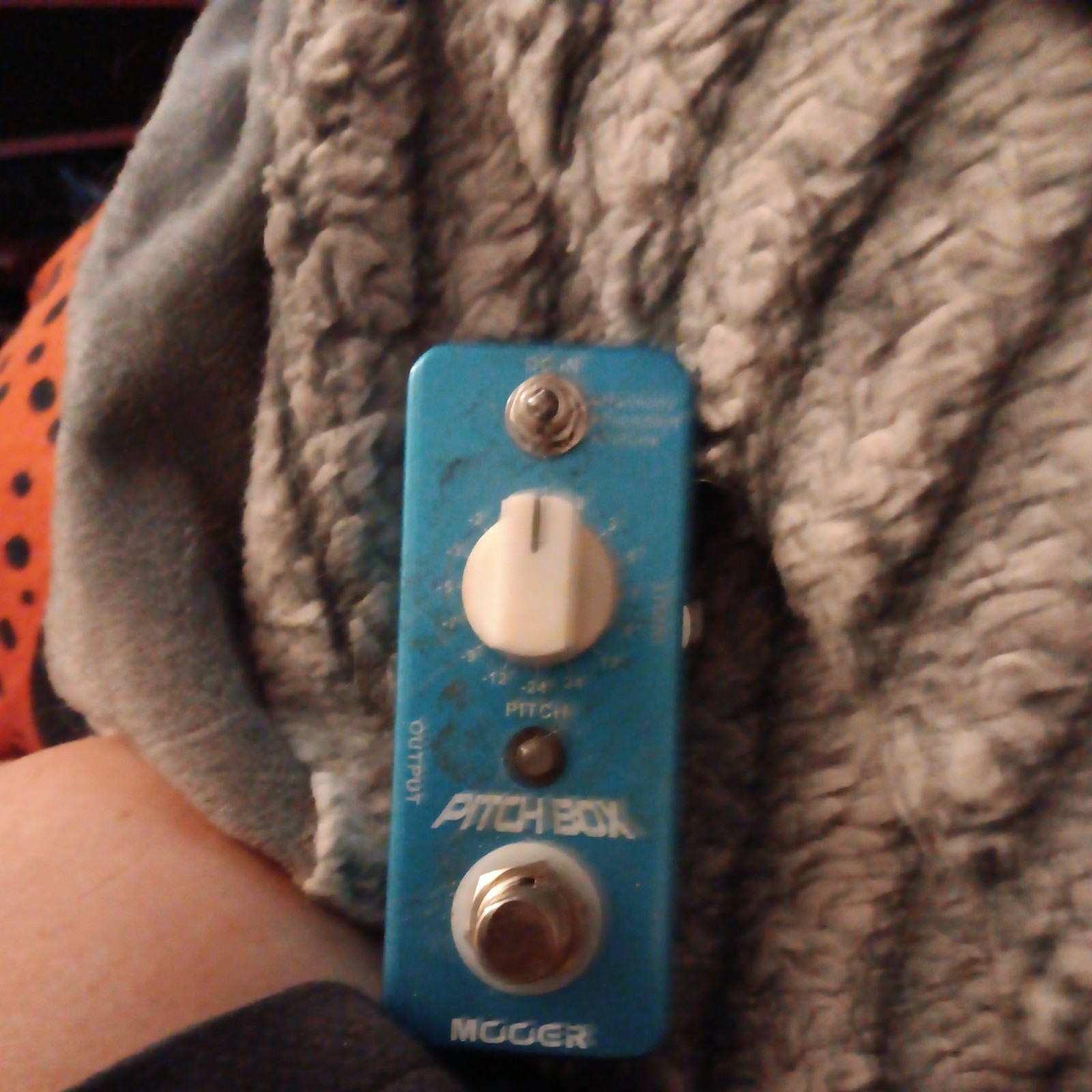 MOOER Pitch Box Pitch Shifter Effects Pedal Blue for Electric Guitar