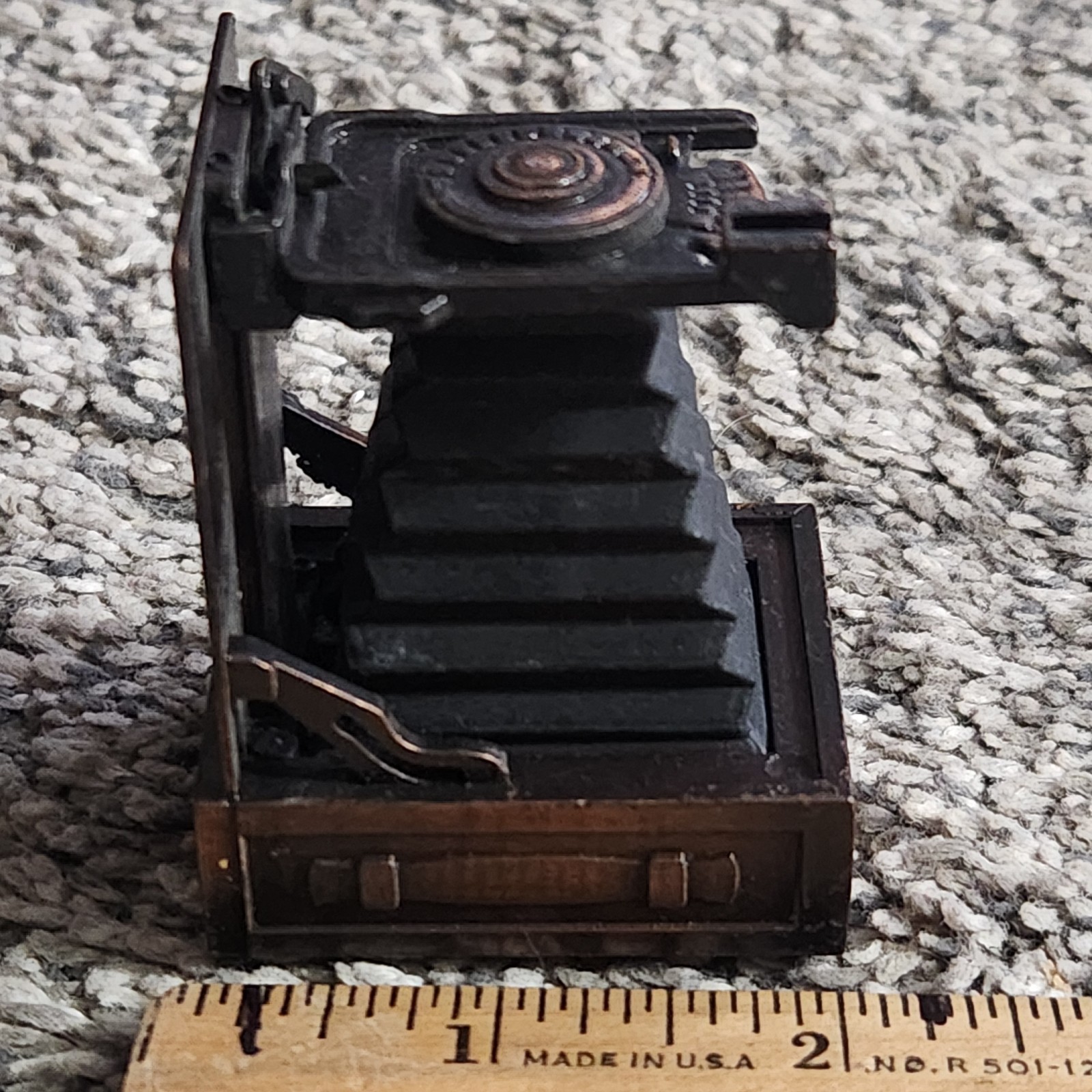 Antique Camera Die Cast Metal Collectible Pencil Sharpener