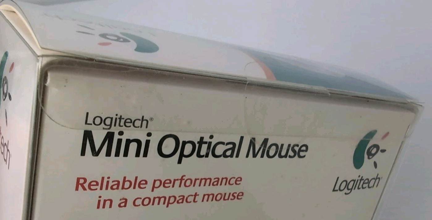 Logitech Mini Optical Mouse, Wired New See Pictures