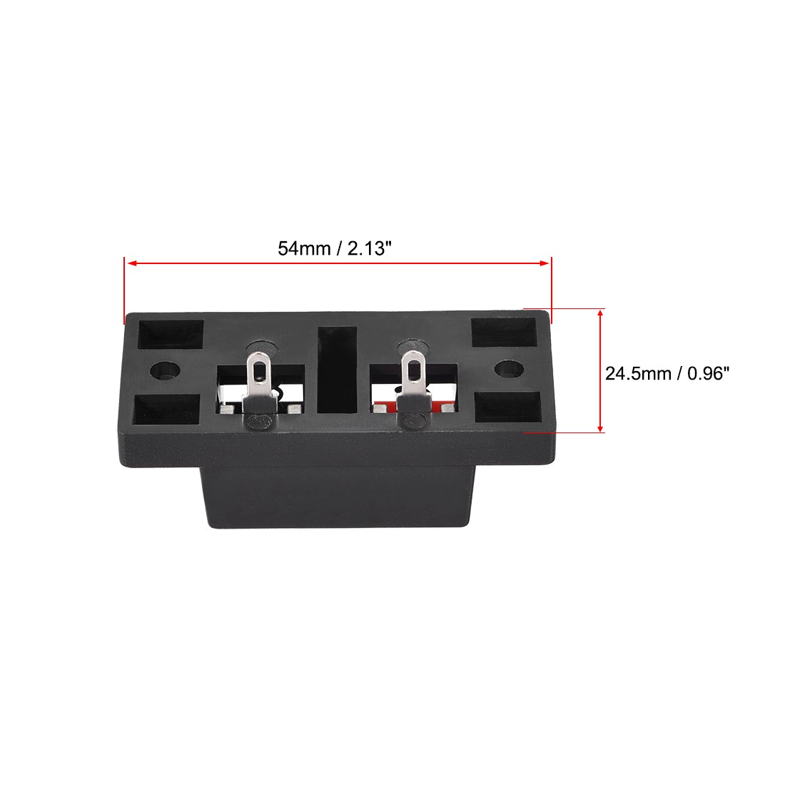 2 Way Speaker Terminal Clip Push Release Audio Cable Terminal Strip WP2-10 2PC