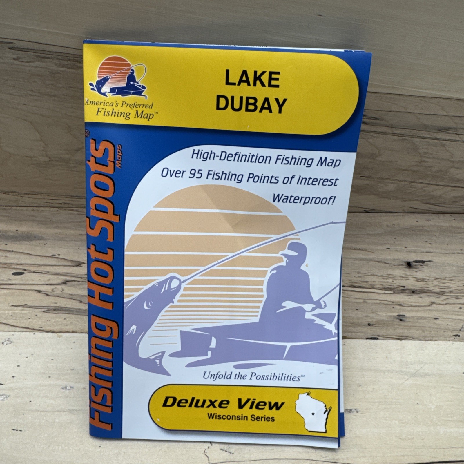 Lake DuBay Fishing Map (Marathon/Portage Co) Wisconsin Hot Spots