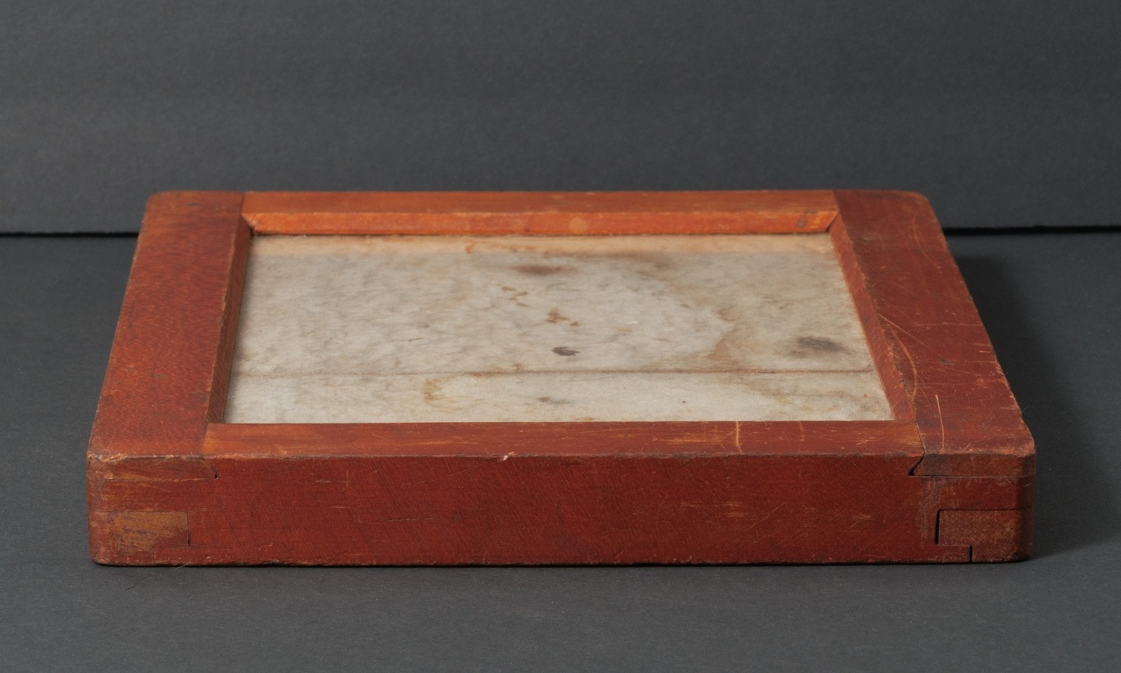 Antique Wood Metal Glass Negative Contact Photography Printing Frame Holder