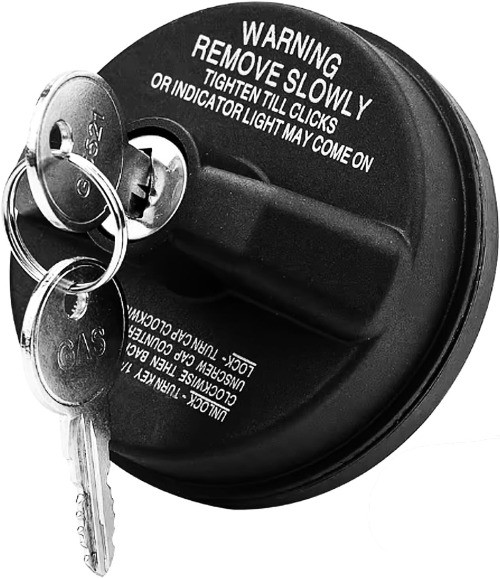 Locking Gas Cap W/2 Key, Compatible With Vehicle 4Runner FJ Cruiser Silverado Ca
