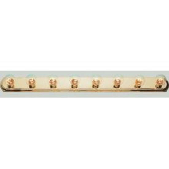 TRANSGLOBE 8LT VANITY BAR POLISHED BRASS RACE TRACK 48" PB 3248PB