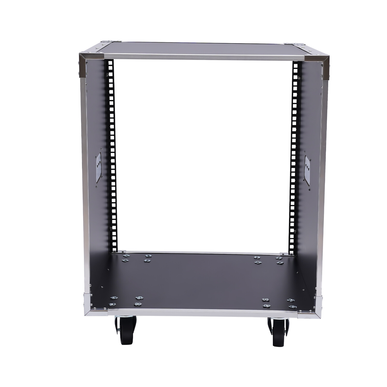 12U Cabinet Rolling Network Rack Audio Studio Video Telecom Equipment Rack