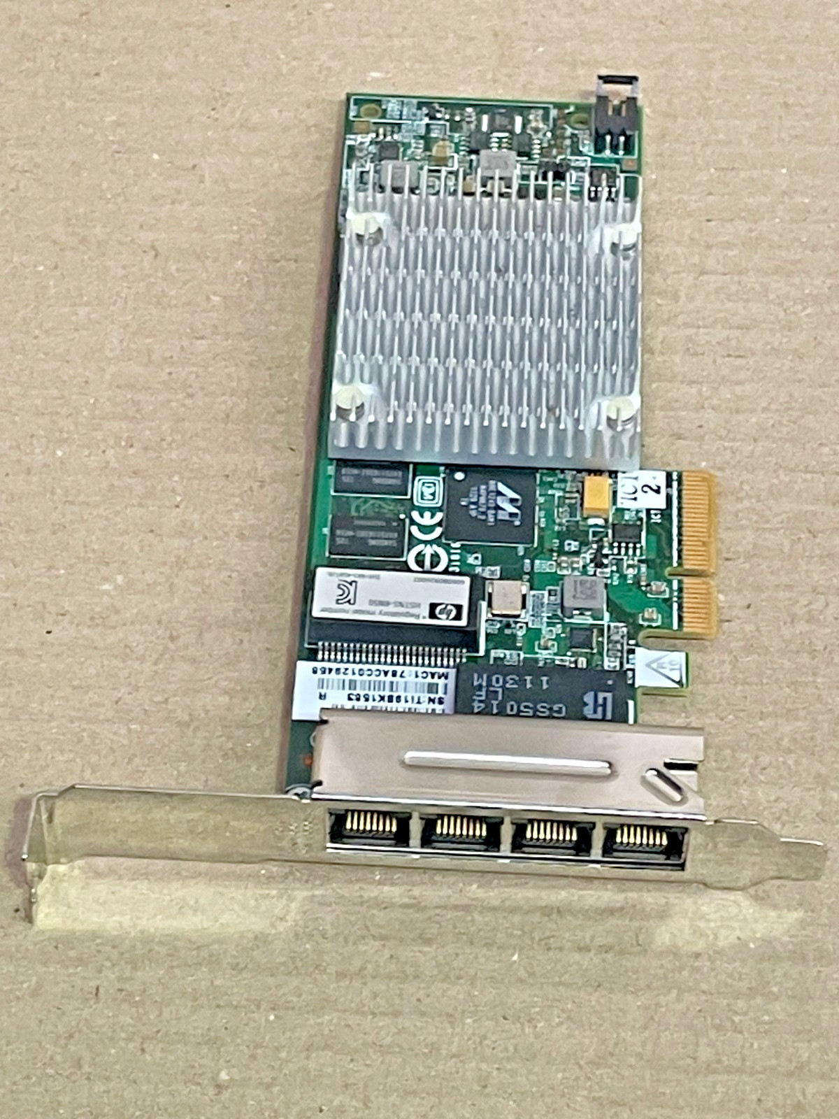 HP NC375T HSTNS-BN50 PCIe 4 Port Gigabit Server Adapter 491176-001 539931-001 LP