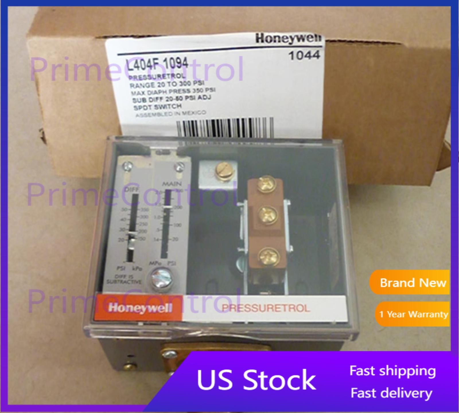 NEW HONEYWELL L404F1094 Pressure Switch US Free TAX