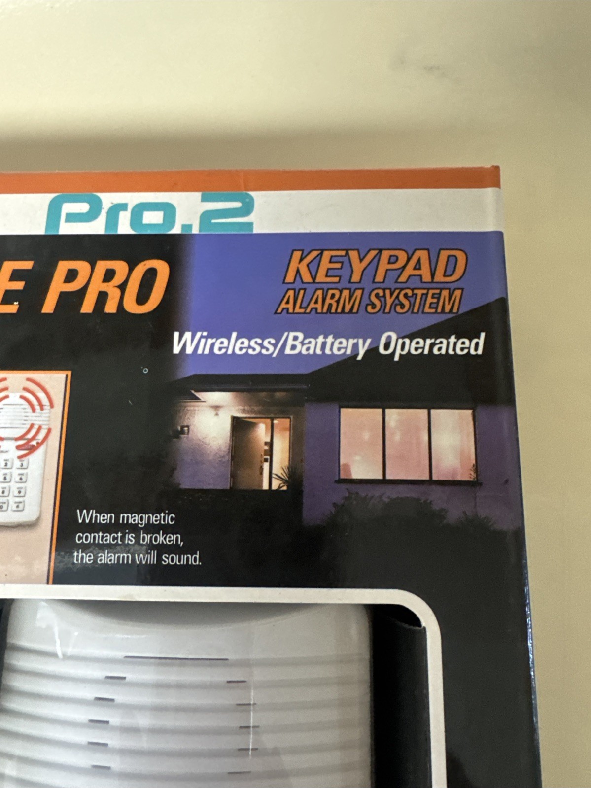 Secure Pro Keypad Wireless Battery-Operated Alarm System w/ Panic button NIB