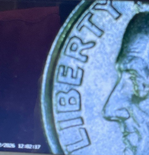 1998-P Roosevelt Dime Misaligned Die Obverse Off Center Error