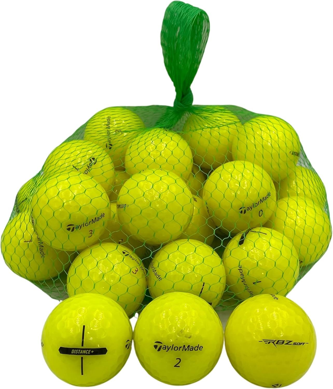 TaylorMade Yellow Mix Used Golf Balls Mint 120 Pack