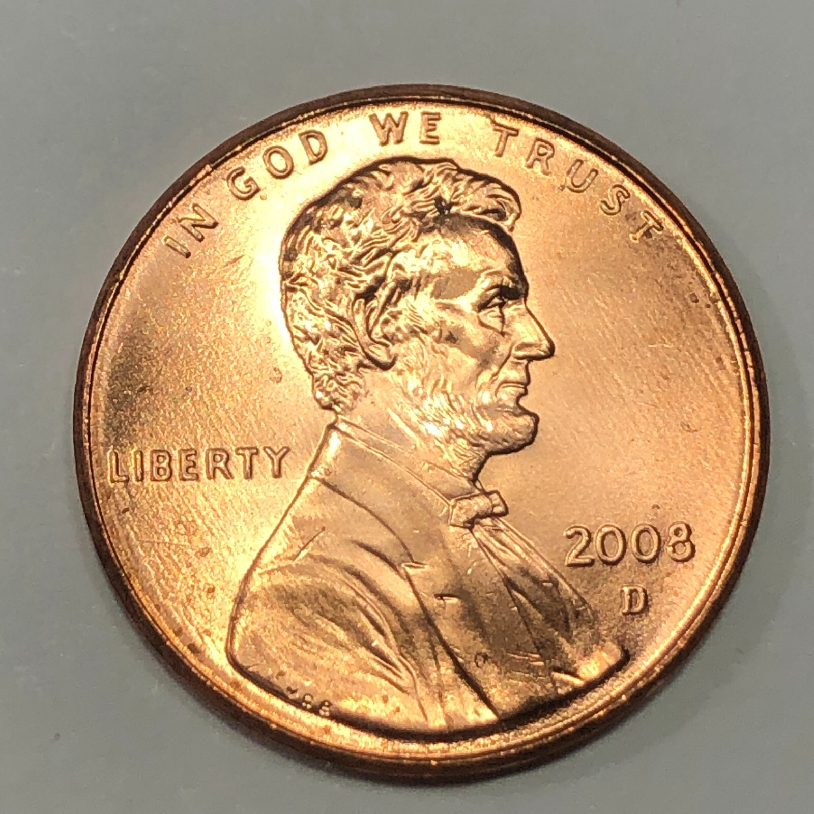 2008 D - Uncirculated Lincoln Memorial Cent