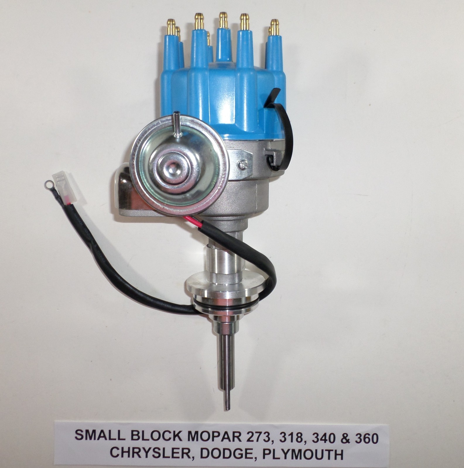 MOPAR Small Block 273-318-340-360 BLUE SMALL CAP HEI Distributor Ready-to-Run