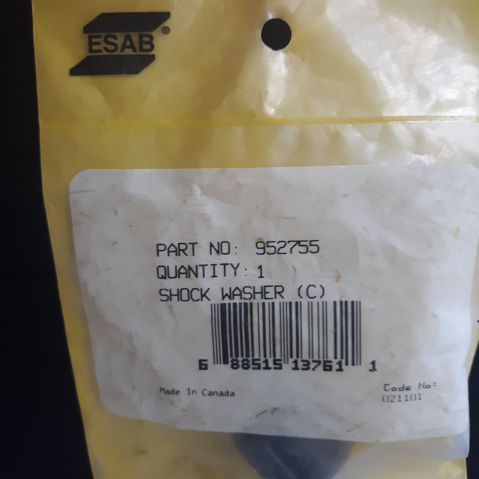 ESAB 952755 Shock Washer