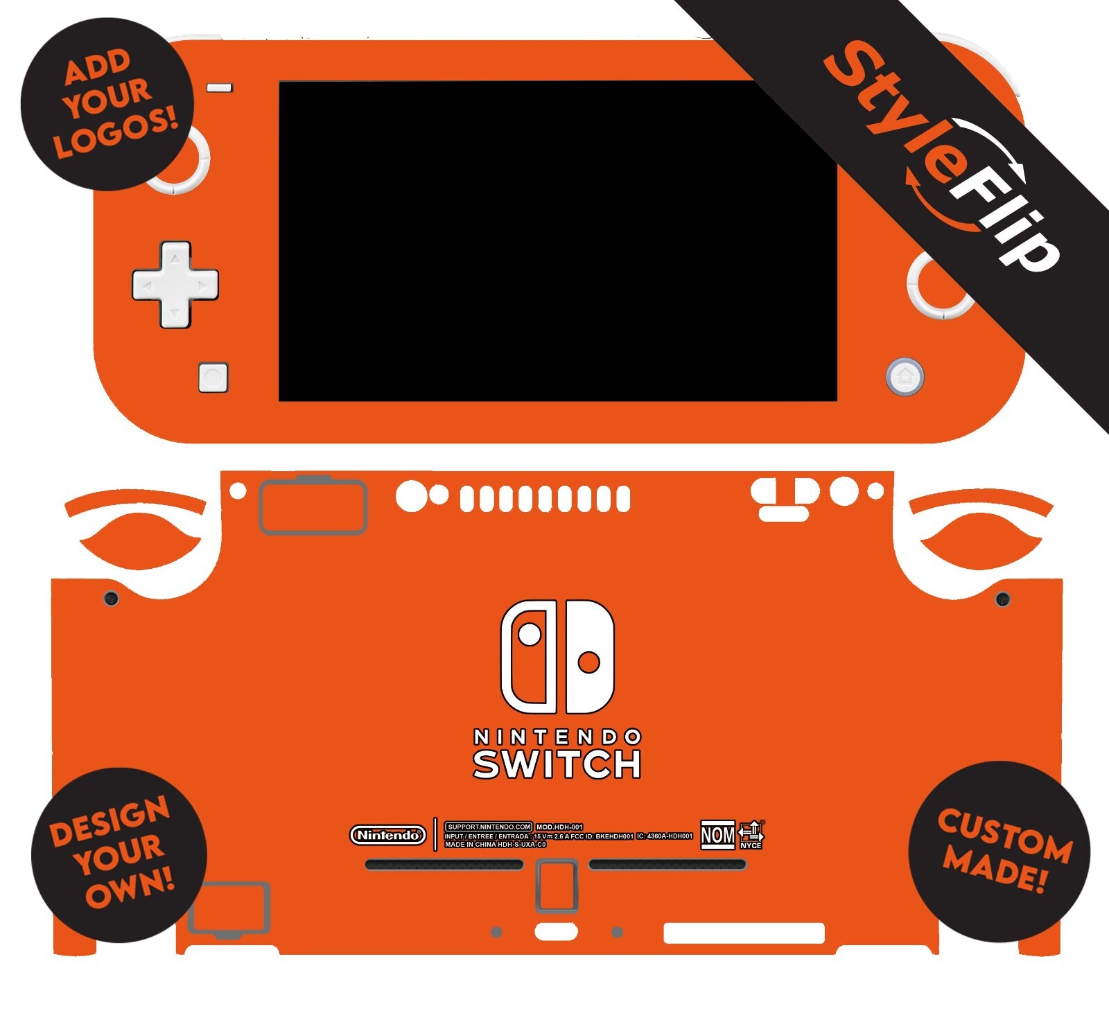 NINTENDO SWITCH LITE Skin | Custom Skin | Protective Decal | StyleFlip Skins